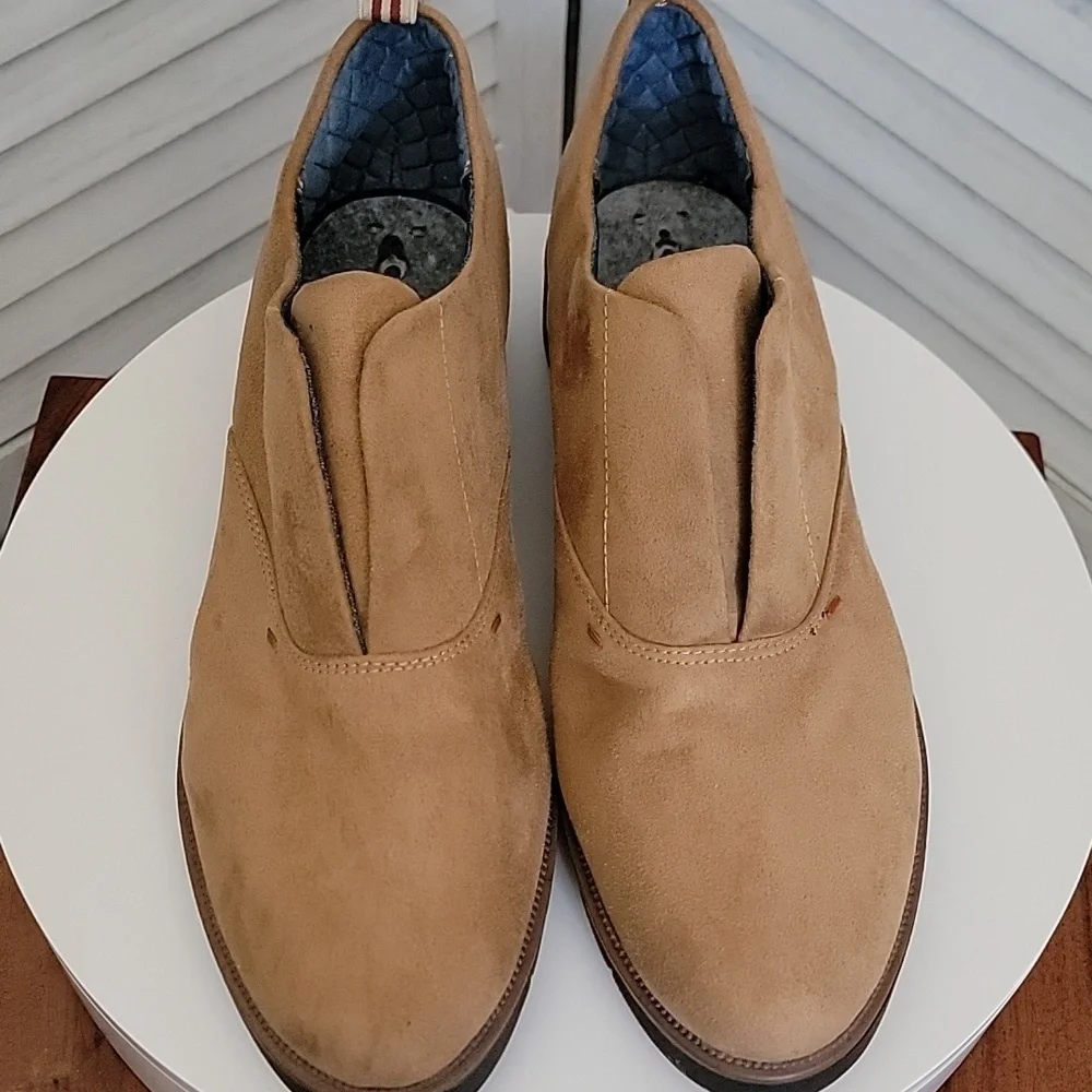Dr. Scholl's Women's Glisten Tan Suede Loafers Size 10M - Picture 1 of 15